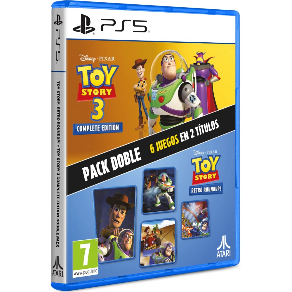PREVENTA TOY STORY: RETRO ROUNDUP! + TOY STORY 3 COMPLETE EDITION PACK DOBLE PS5 JUEGO FÍSICO PARA PLAYSTATION 5 VERSIÓN ESP